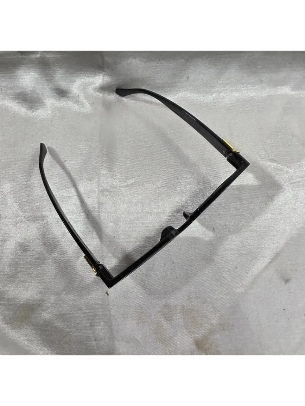 Rocky Black Gold Square Sunglasses Dark Tinted Lenses